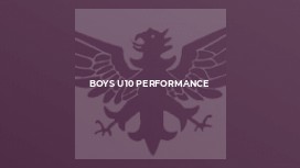 Boys U10 Performance