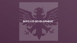 Boys U13 Development