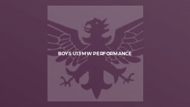 Boys U13 MW Performance