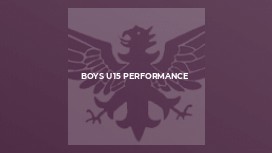 Boys U15 Performance