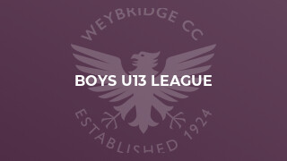 Boys U13 League
