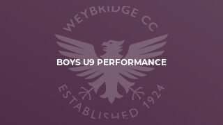 Boys U9 Performance