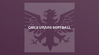 Girls U11/U10 Softball