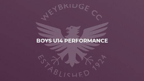 Under 14 Weybridge tier 2 vs Old Ruts Cup knockout