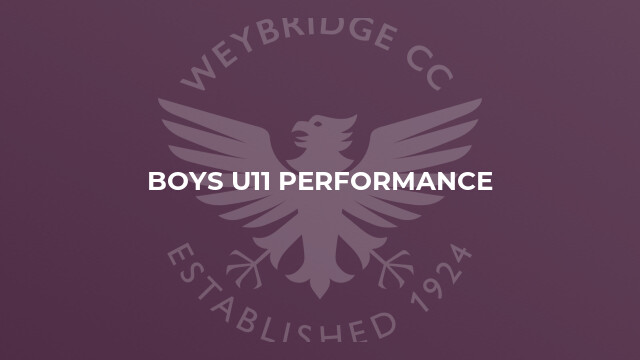 Boys U11 Performance