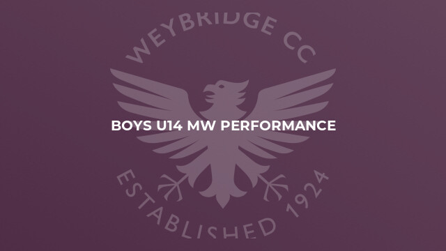 Boys U14 MW Performance