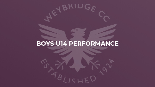 Boys U14 Performance