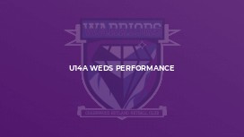U14A Weds Performance