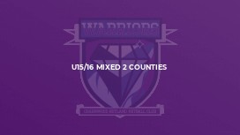 U15/16 Mixed 2 Counties