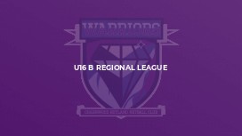 U16 B regional League