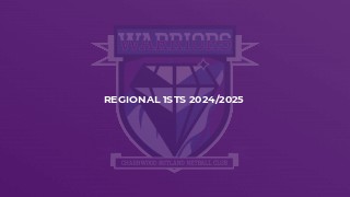 Regional 1sts 2024/2025