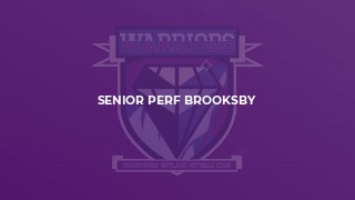 Senior Perf Brooksby