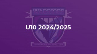 U10 2024/2025