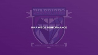 U14A Weds Performance