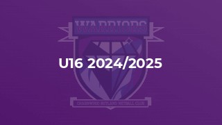 U16 2024/2025