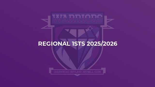 Regional 1sts 2025/2026