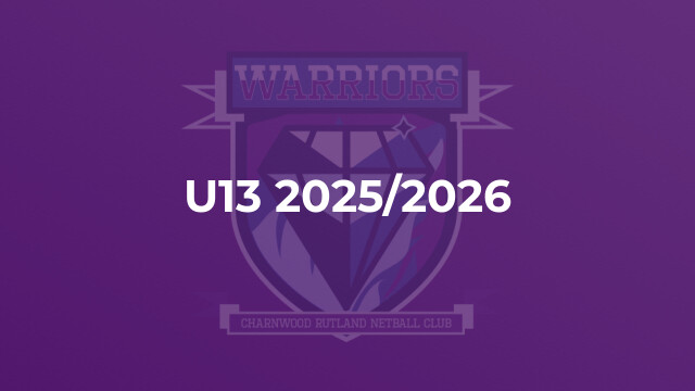 U13 2025/2026