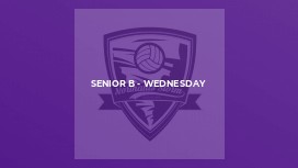 Senior B - Wednesday