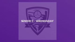 Senior C - Wednesday