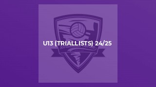 U13 (triallists) 24/25
