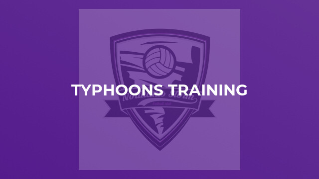 Typhoons Training