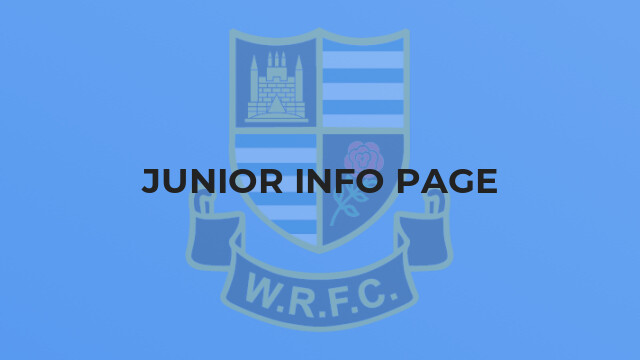 Junior Info Page