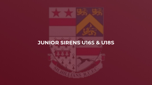 Junior Sirens U16s & U18s