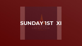 Sunday 1st  XI