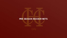 Pre Season Indoor Nets