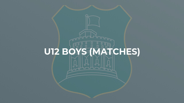 U12 Boys (Matches)