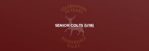 Glossop & Marple Senior Colts 0 - 22 Rossendale Senior Colts