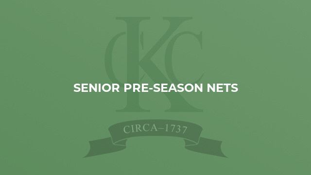 Senior Pre-Season Nets