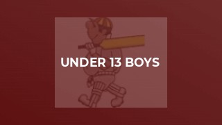 Under 13 Boys