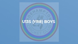 U13s (yr8) Boys
