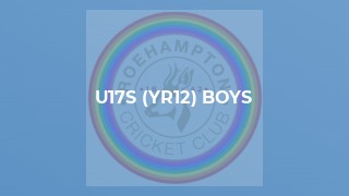 U17s (yr12) Boys