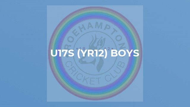 U17s (yr12) Boys