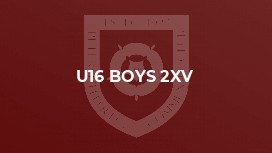 U16 Boys 2XV