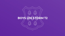 Boys U16 Storm T2