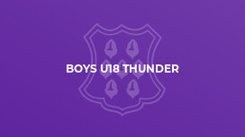 Boys U18 Thunder