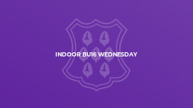 Indoor BU16 Wednesday