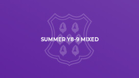 Summer Y8-9 Mixed