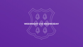 Weeknight U10 Wednesday