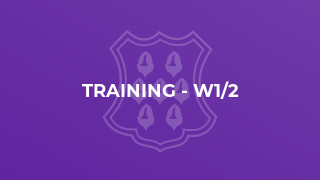 Training - W1/2