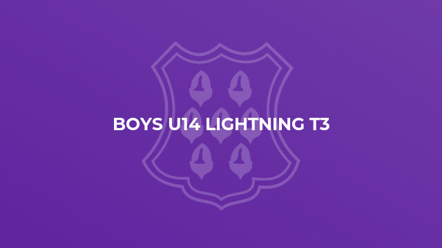 Boys U14 Lightning T3
