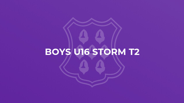 Boys U16 Storm T2