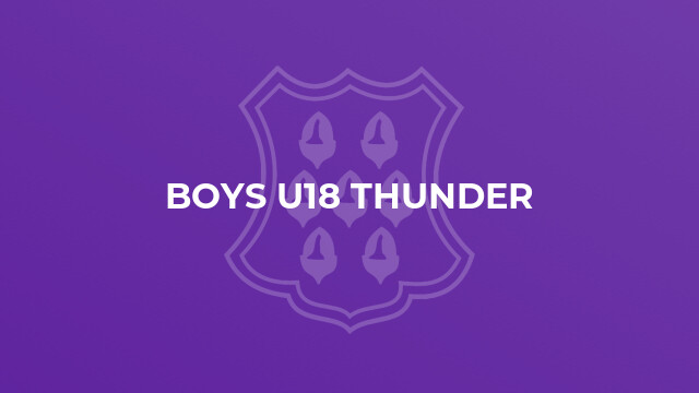 Boys U18 Thunder