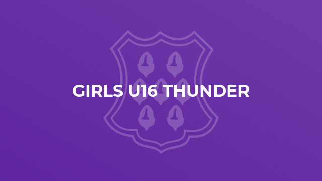 Girls U16 Thunder
