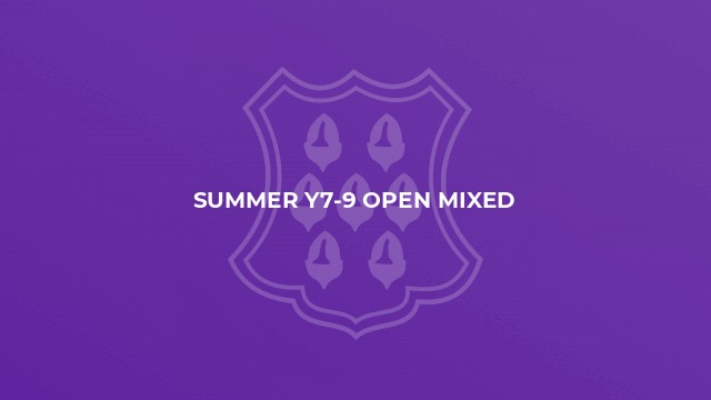Summer Y7-9 open mixed