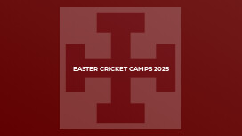 Easter Cricket Camps 2025