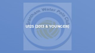 U12s (2013 & younger)